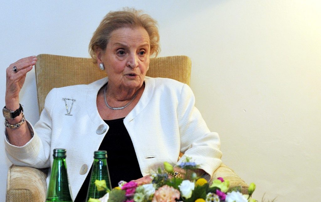 Madeleine Albright was the guest at the fourth edition of WEASA