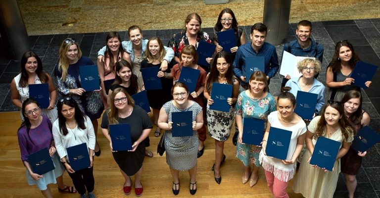 Graduates of the third course at the School of Education received diplomas