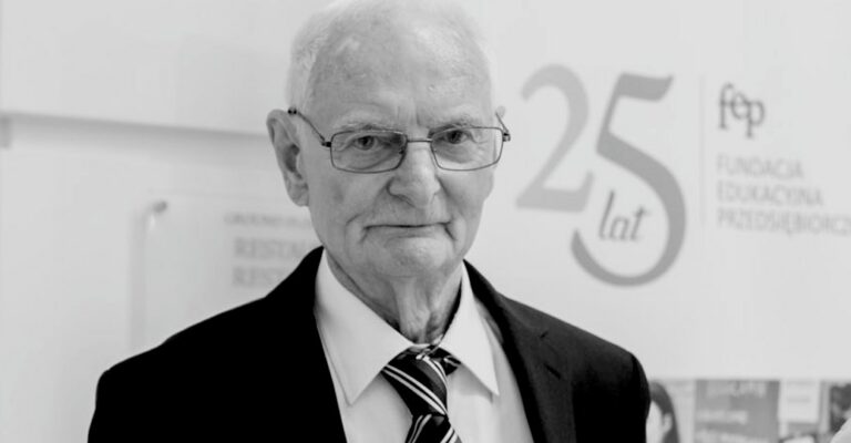 We say good bye to Professor Jerzy Dietl