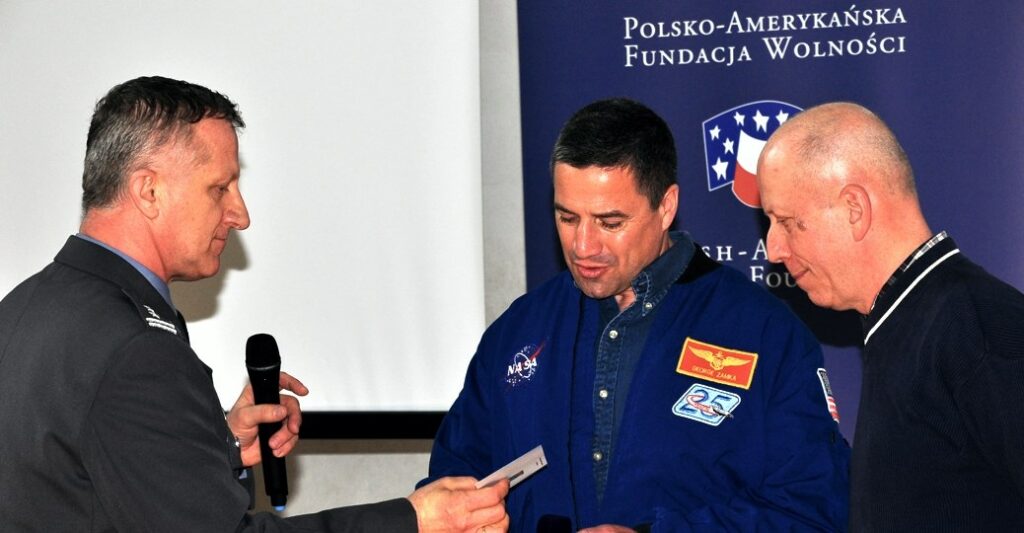 American astronaut with a message to the Poles and the Ukrainians