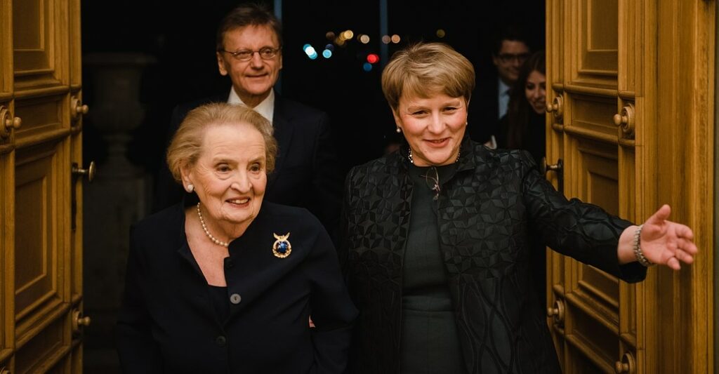 We bid a fond farewell to Madeleine Albright