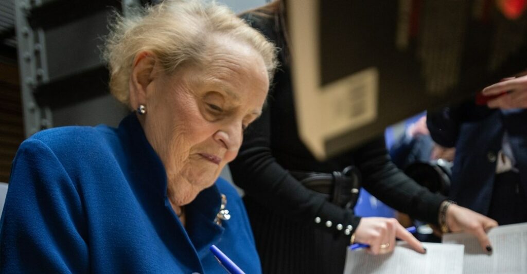 We bid a fond farewell to Madeleine Albright