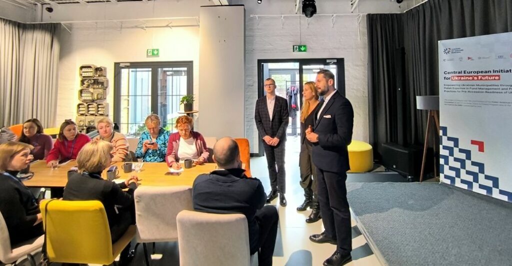 Leaders of Ukraine's Reconstruction on a study visit to Poland